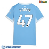Fotballdrakt Dame Manchester City Phil Foden #47 Hjemmedrakt 2026-27 Kortermet